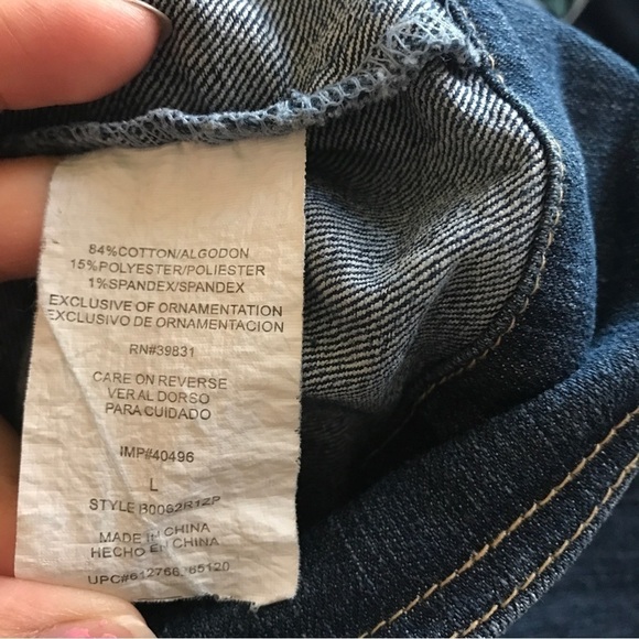 Democracy embellished denim jean jacket - Picture 13 of 14